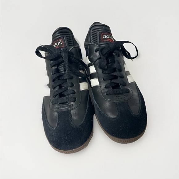 Adidas Samba Classic Black/White Suede Leather Gum Sole Tennis Shoes Size 7